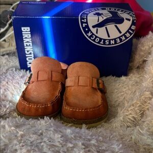 Birkenstock women's Peach colored Big Buckle Style